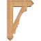 Ekena Millwork Balboa Arts and Crafts Smooth Bracket w/ Offset Brace, Western Red Cedar, 7 1/2"W x 24"D x 36"H BKT0806X24X36BOA03SWR - alternate 4